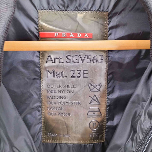 プラダ PRADA SPORT 00S Nylon Bomber Liner Jacket ナイロン ボンバー ライナー ジャケット archive アーカイブ メンズ