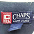 チャップスラルフローレン CHAPS RALPH LAUREN ロゴ 刺繍 切替 長袖 ポロ シャツ メンズ import:M