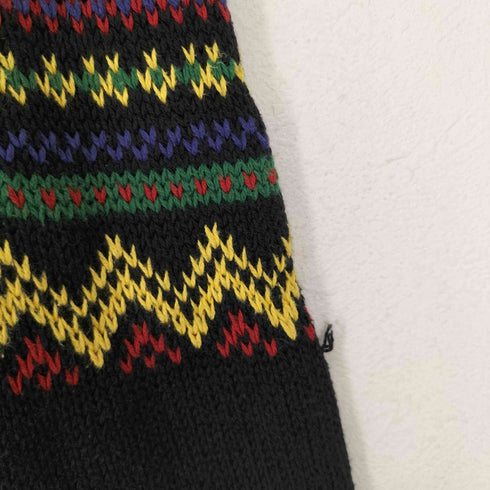 ポロバイラルフローレン Polo by RALPH LAUREN ノルディック柄 ハーフボタンニット メンズ M