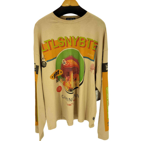 リトルサニーバイト little sunny bite mushroom graphic ロングスリーブTシャツ レディース M