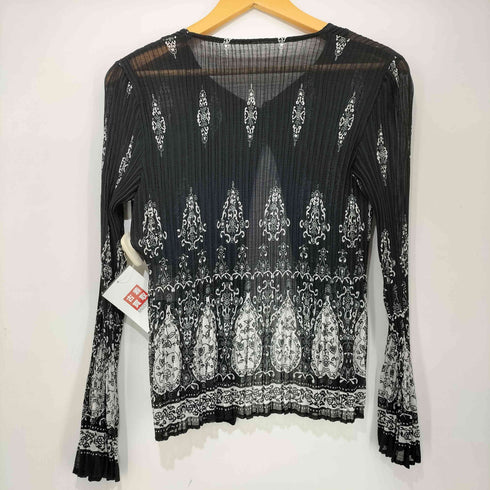 SPECCHO PLEATS 総柄 プリーツ ボレロ レディース JPN:40