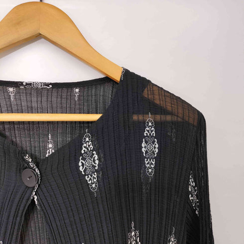 SPECCHO PLEATS 総柄 プリーツ ボレロ レディース JPN:40