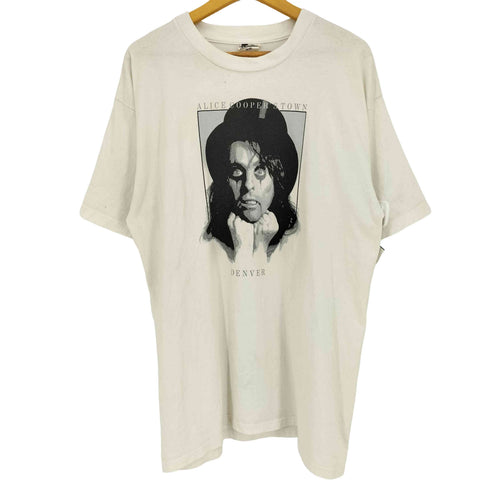 90s KING FASHIONSボディ カナダ製 フォトプリント クルーネック S/S Tシャツ メンズ import:XL