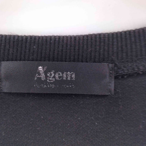 エージェム Agem ポケット S/S スウェットプルオーバー メンズ