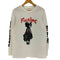 PUNK GIRL イラストプリント クルーネックロンT メンズ import:XL