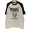 PROPCELL ロゴプリント ラグラン クルーネックTシャツ メンズ import:L