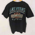 ハーレーダビッドソン HARLEY-DAVIDSON コピーライト2015 LASVEGAS スカル トランプ 両面プリント 半袖Tシャツ メンズ