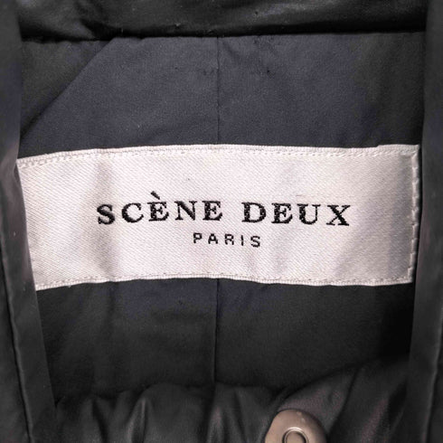 SCENE DEUX フォックスファー ダウン コート レディース 11号