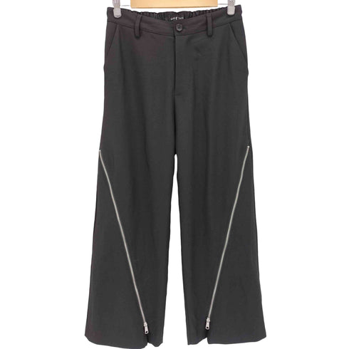 ノーアイディーブラック NO ID.BLACK 25AW チェンジング フレア トラウザーズ パンツ メンズ JPN:2