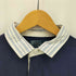 ポロバイラルフローレン Polo by RALPH LAUREN CUSTOM FIT 襟ボーダー 切替 YACHT CLUB ヨットクラブ ワッペン ラガーシャツ メンズ import:M