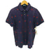 ポロバイラルフローレン Polo by RALPH LAUREN CUSTOM FIT 総柄 ロブスター 刺繍 ポロシャツ メンズ import:M
