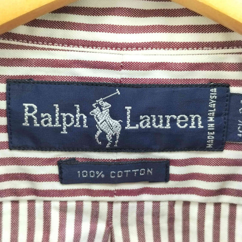 ラルフローレン RALPH LAUREN ストライプ フロントポケット ボタンダウンシャツ メンズ 16 1/2