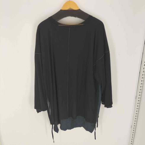 ノーアイディーブラック NO ID.BLACK 25AW レイヤード C-N BIG-PO カットソー メンズ ONE SIZE