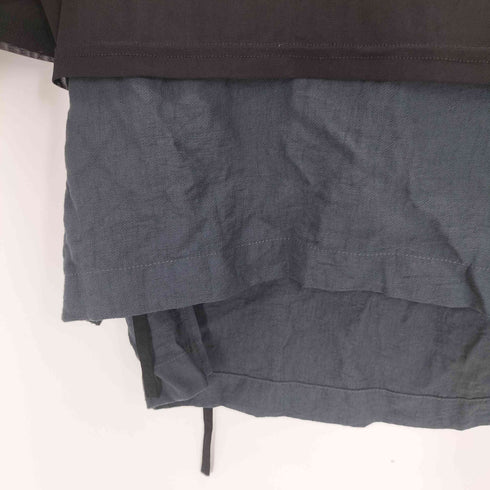ノーアイディーブラック NO ID.BLACK 25AW レイヤード C-N BIG-PO カットソー メンズ ONE SIZE