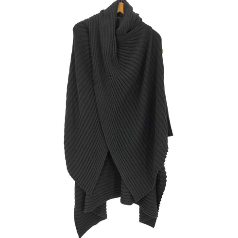 ノーアイディーブラック NO ID.BLACK 25AW 4wayツイストニットポンチョ メンズ ONE SIZE