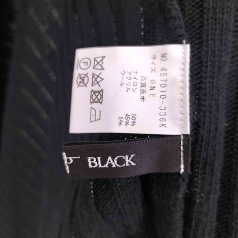 ノーアイディーブラック NO ID.BLACK 25AW 4wayツイストニットポンチョ メンズ ONE SIZE