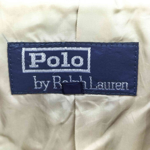 ポロバイラルフローレン Polo by RALPH LAUREN コットン 背抜き 3B テーラードジャケット メンズ import:L