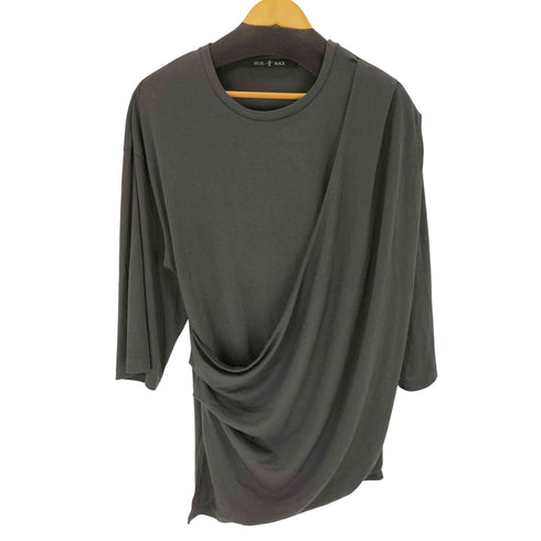 ノーアイディーブラック NO ID.BLACK レイヤードドレープBIG-T メンズ ONE SIZE