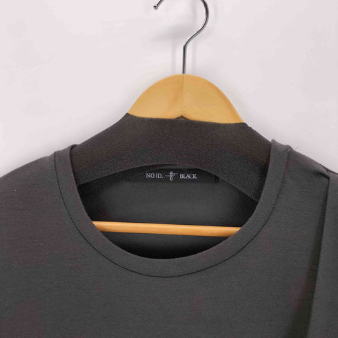 ノーアイディーブラック NO ID.BLACK レイヤードドレープBIG-T メンズ ONE SIZE
