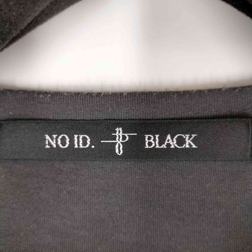 ノーアイディーブラック NO ID.BLACK レイヤードドレープBIG-T メンズ ONE SIZE