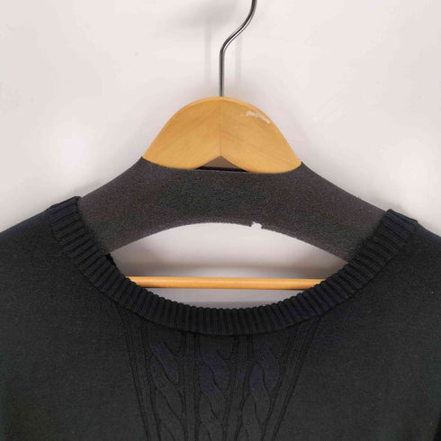 ノーアイディーブラック NO ID.BLACK 26SS ドッキングニットロングプルオーバー メンズ ONE SIZE