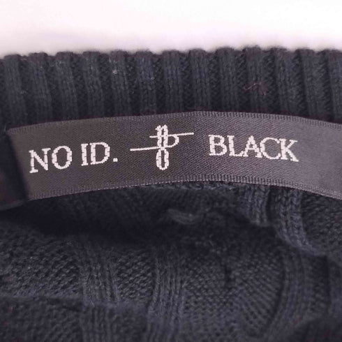 ノーアイディーブラック NO ID.BLACK 26SS ドッキングニットロングプルオーバー メンズ ONE SIZE