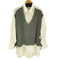 ノーアイディーブラック NO ID.BLACK 25AW ドッキングニットBIG-SH シャツ メンズ ONE SIZE