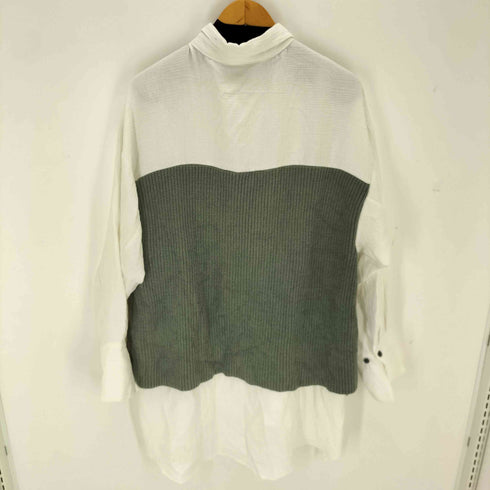 ノーアイディーブラック NO ID.BLACK 25AW ドッキングニットBIG-SH シャツ メンズ ONE SIZE