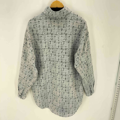 ノーアイディー NO ID. 26SS ハイカラーロングチェックSH メンズ ONE SIZE