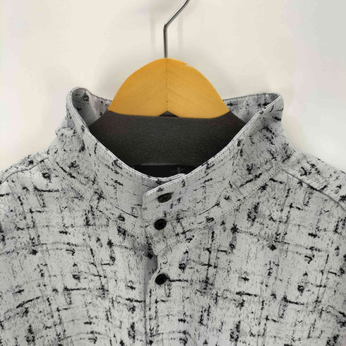 ノーアイディー NO ID. 26SS ハイカラーロングチェックSH メンズ ONE SIZE