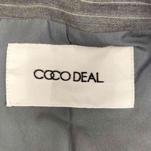 ココディール COCO DEAL ピンストライプテーラードワンピース レディース JPN:2