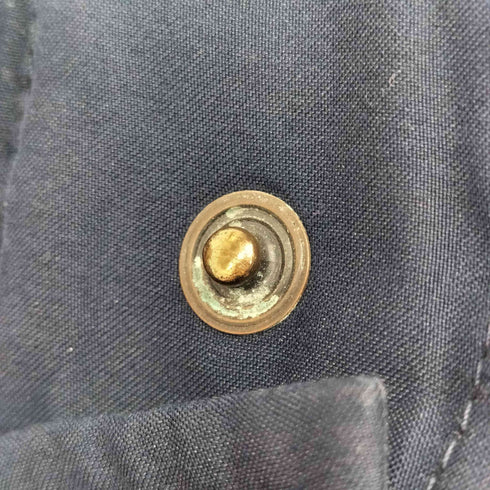 エディーバウアー Eddie Bauer 00s 黒タグ 襟 レザー切替 裏地キルティング ハンティング ジャケット メンズ import:L