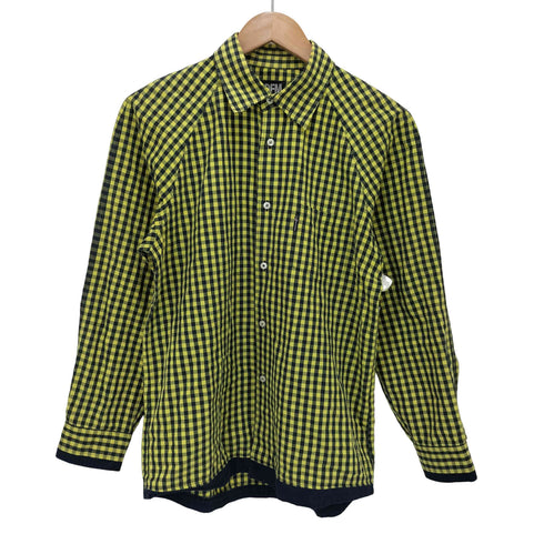 ピーピーエフエム PPFM ギンガムチェック L/S コットンシャツ メンズ FREE