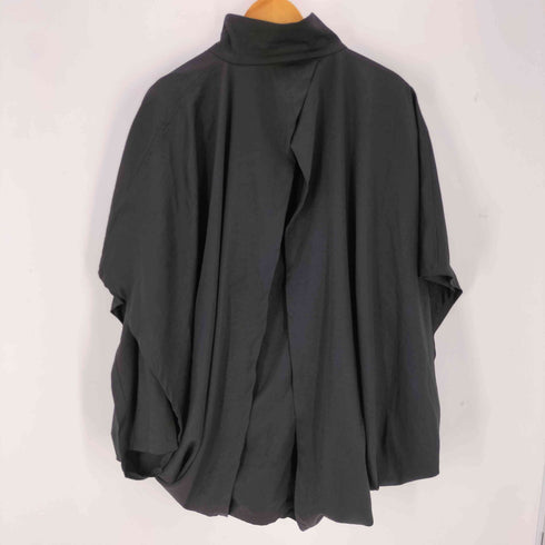 ノーアイディーブラック NO ID.BLACK 25AW マルチWAYレイヤードコクーンコート メンズ ONE SIZE