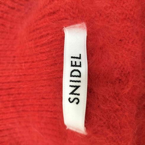スナイデル snidel 24AW フォックスアルパカオフショルプルオーバー レディース ONE SIZE