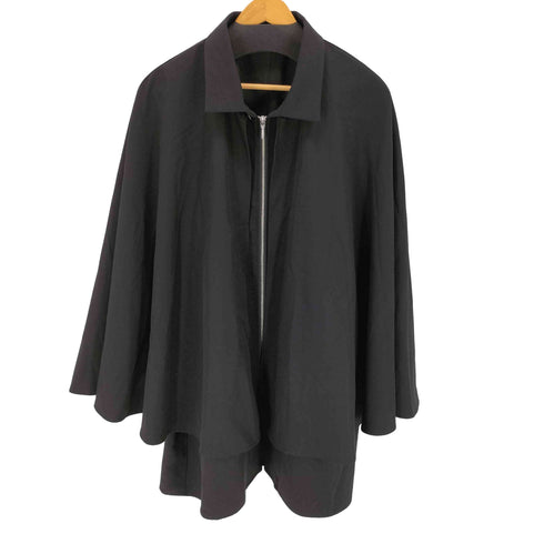 ノーアイディーブラック NO ID.BLACK 26SS レイヤードケープZIP-SH シャツ メンズ ONE SIZE