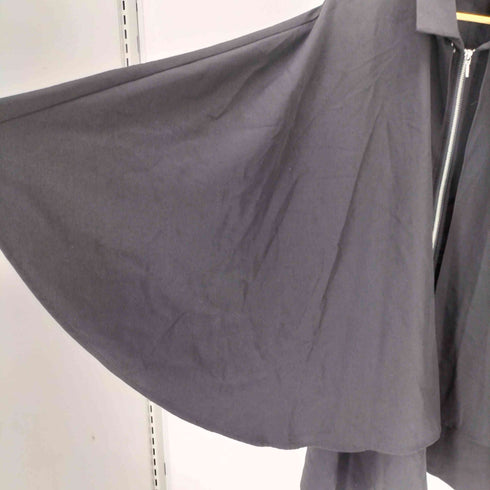 ノーアイディーブラック NO ID.BLACK 26SS レイヤードケープZIP-SH シャツ メンズ ONE SIZE
