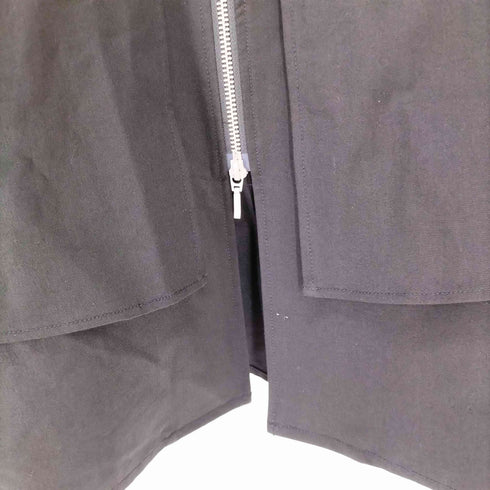 ノーアイディーブラック NO ID.BLACK 26SS レイヤードケープZIP-SH シャツ メンズ ONE SIZE