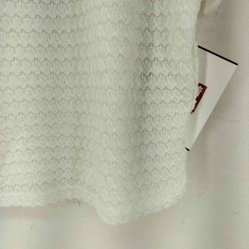 ザラ ZARA レース切替 ノースリーブ ニット レディース import:L