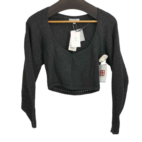 ユニクロ UNIQLO 3Dボリュームスリーブセーター レディース JPN:XS