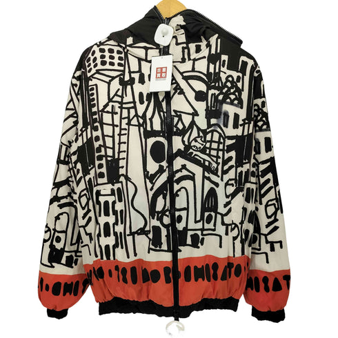 ツモリチサト TSUMORI CHISATO ビル柄 リバーシブル ダウンジャケット レディース JPN:2