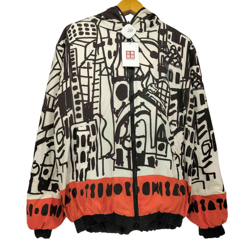 ツモリチサト TSUMORI CHISATO ビル柄 リバーシブル ダウンジャケット レディース JPN:2