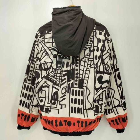 ツモリチサト TSUMORI CHISATO ビル柄 リバーシブル ダウンジャケット レディース JPN:2