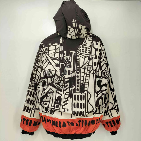 ツモリチサト TSUMORI CHISATO ビル柄 リバーシブル ダウンジャケット レディース JPN:2