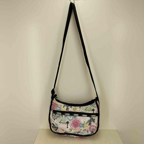 レスポートサック LeSportsac 花 総柄 ナイロン ショルダー バッグ レディース