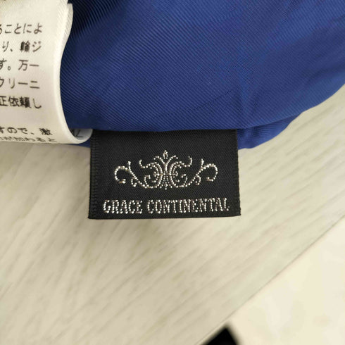 グレースコンチネンタル GRACE CONTINENTAL シルク100 ベロア 切替 ワンピース レディース JPN:36