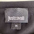 JUSTCAVALLI Y2K ドットスカルプリント ラインストーン 半袖Tシャツ メンズ import:M