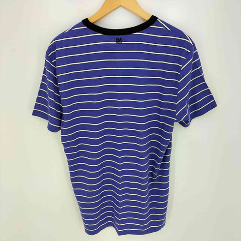 アミアレクサンドルマテュッシ AMI ALEXANDRE MATTIUSSI ボーダー クルーネック S/S Tシャツ メンズ import:L