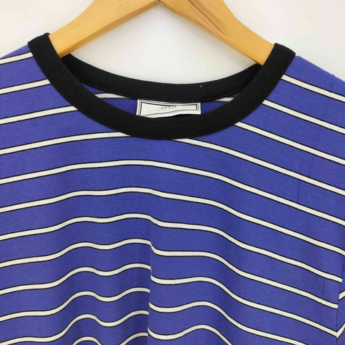 アミアレクサンドルマテュッシ AMI ALEXANDRE MATTIUSSI ボーダー クルーネック S/S Tシャツ メンズ import:L