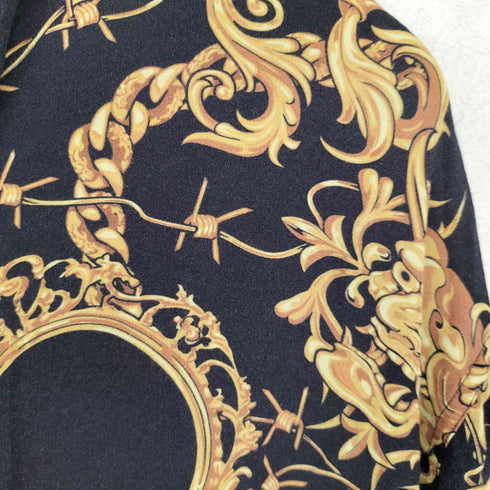 エルコンダクター el conductorH BOW TIE SHIRT バロック柄 総柄ネクタイシャツ メンズ 2